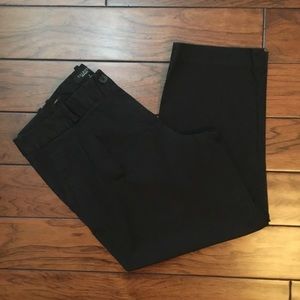 Talbots Black Signature Trouser Dress Pants Sz 16